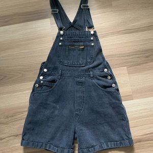 Vintage Black Overalls